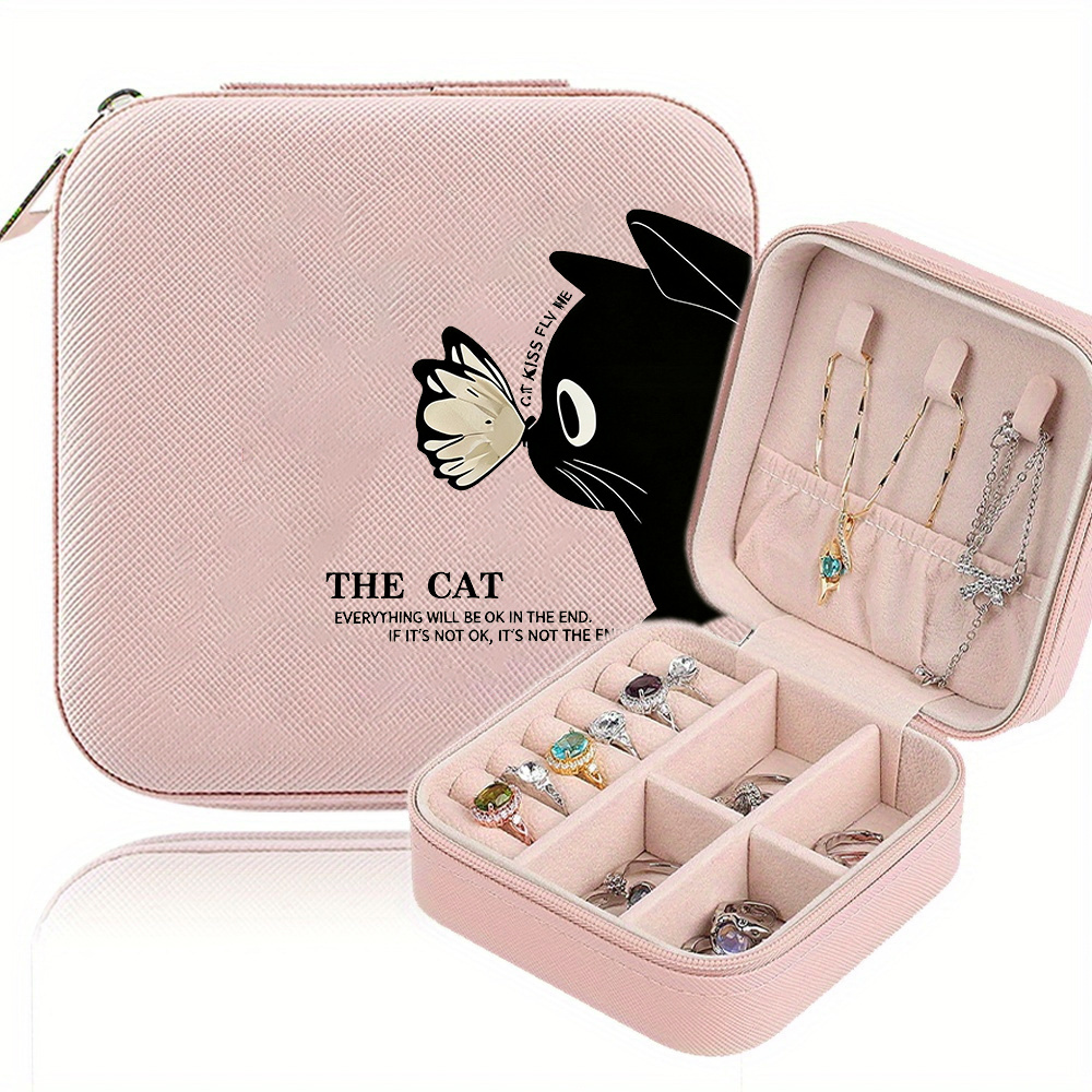 Portable Mini Travel Jewelry Box for Organizing